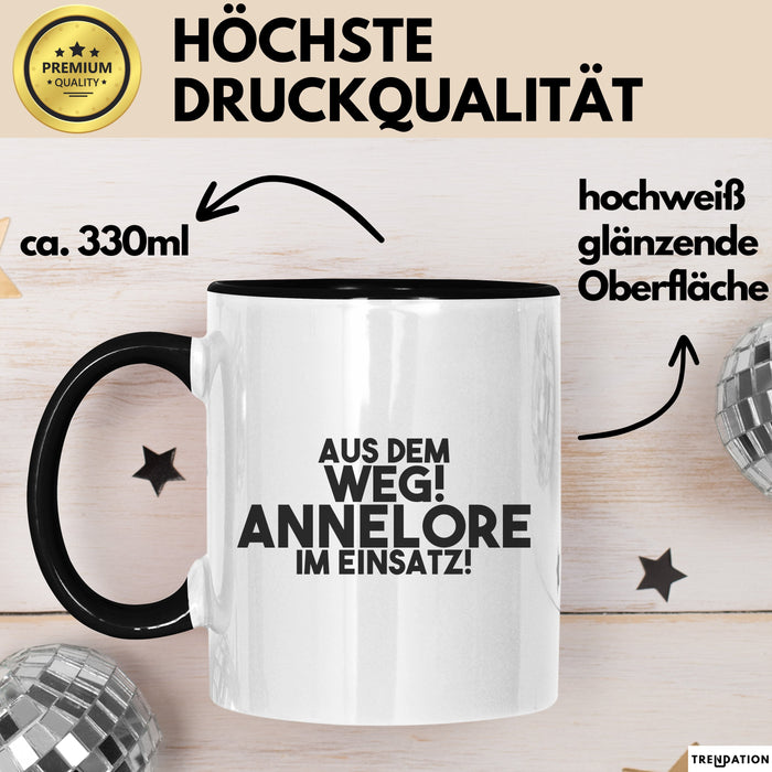 Annelore Tasse Aus Dem Weg! Annelore Im Einsatz! Geschenk