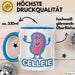 Biologe Tasse Geschenk Cellfie Wissenschaft Geschenkidee Blau Trendation
