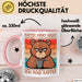 Kaffeeliebhaber Tasse Geschenk Lustige Geschenkidee Spruch Kaffee Macht Einfach Seinen Job Ich Mag Kaffee Rosa Trendation