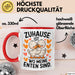 Ente Tier Tasse Geschenk Lustige Geschenkidee Spruch Zuhause Ist Wo Meine Enten Sind Rot Trendation