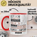 Bungee-Jumperin Geschenk Becher Tasse Gott Schuf Alle Menschen Gleich Nur Die Besten Durfeten Bungee-Jumperin Werden Geschenkidee Lustig Rot Trendation