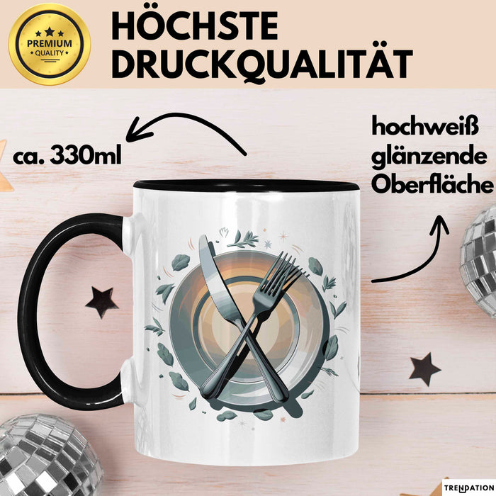 Feinschmecker Tasse Geschenkidee für Geschmacksliebhaber Trendation