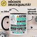 Rugbyspieler Geschenk Tasse Lustiger Spruch Erheben Sie Sich Der Rugbyspieler Betritt den Raum Schwarz Trendation