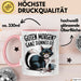 Sarkastische Katze Tasse Geschenkidee Guten Morgen Ganz Dünnes Eis Rosa Trendation