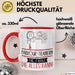 Parkour-Trainerin Geschenk Tasse Becher Die Frau Die Allen Kann Geschenkidee für eine Parkour-Trainerin Lustig Rot Trendation