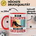 Ski Tasse Geschenk Grafik Mir Reichts Ich Geh Ski Fahren Becher Rot Trendation