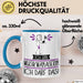 Geschenk für Musikmanagerin Tasse Lustige Geschenkidee Geburtstag Ich Bin Musikmanagerin Ich Darf Das Blau Trendation