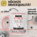 Fußballspielerin Tasse Geschenk Becher Stark Attraktiv Furchtlos Fußballspielerin Lustige Geschenkidee Rosa Trendation