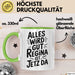 Regina Tasse Geschenk Alles Ist Gut Regina Ist Jetz Da Geschenkidee Becher mit Name Grün Trendation