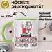 Geschenk für Journalistin Tasse Lustige Geschenkidee Geburtstag Ich Bin Journalistin Ich Darf Das Grün Trendation