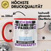 Stand-Up-Paddler Tasse Geschenk für Stand-Up-Paddler Geburtstag Lustiger Spruch Kaffee-Becher Was Ist Deine Superkraft Rot Trendation