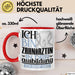 Zahnärztin Ausbildung Start Geschenk Tasse Ich Bin Zahnärztin In Der Ausbildung Ich Darf Das Kaffee-Becher Geschenkidee Rot Trendation