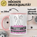 Balletttänzer Geschenk Tasse Ich Bin Balletttänzer Aber Sag Doch Einfach Superheld Lustige Geschenkdiee für Balletttänzer Kaffee-Becher Rosa Trendation