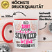 Schwiegertochter Tasse Geschenk Spruch So Sieht Die Beste Schwiegertochter Der Welt Aus Becher Rot Trendation