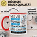 Singer-Songwriterin Tasse Geschenk Spruch Wer Will Schon Prinzessin Sein Wenn Man Auch Singer-Songwriterin Sein Kann Rot Trendation