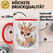 Hirsch Tier Tasse Geschenk Lustige Geschenkidee Spruch Rot Trendation