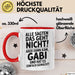 Gabi Tasse Geschenk Alle Sagten Das Geht Nicht Aber Dann Kam Gabi Und Hat Es Einfach Gemacht Geschenkidee Becher mit Name Rot Trendation