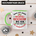 Wichtelgeschenk für 30 Euro Tasse Wichteln für Frauen Kollegen Wichtel-Tasse Schrott-Wichteln Schrottwichteln Grün Trendation