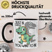 T-Rex Tasse Geschenk Just Be Whatever You Want To Be Dinsosaurier Trendation