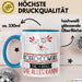 Rodeo-Cowgirl Geschenk Tasse Becher Die Frau Die Allen Kann Geschenkidee für eine Rodeo-Cowgirl Lustig Blau Trendation
