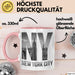 New York City USA Tasse Geschenk Lustige Geschenkidee Spruch Rosa Trendation
