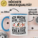 Tanzen Tänzer Tasse Geschenk Ich mache keine Fehler Geschenkidee Lustig Blau Trendation
