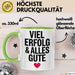 Büroarbeit Kollege Abschied Tasse Geschenk Lustige Geschenkidee Spruch Viel Erfolg Und Alles Gute Grün Trendation