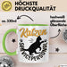 Katzen Geschenk Tasse Katzen-Besitzerin Kaffeebecher Katzen Servicepersonal Geschenkidee Grün Trendation
