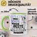 Beste Elektronische Musikproduzentin Der Welt Tasse Geschenk für Eine Elektronische Musikproduzentin Geprüft Und Sicher Geschenkidee Geburtstag Weihnachten Grün Trendation