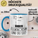 Fluglotsin Tasse Geschenk Ich Bin Fluglotsin Und Du So Geschenkidee Lustiger Spruch Becher Blau Trendation