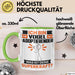 Vogel-Adoptierender Tasse Geschenk für Vogel-Adoptierender Geburtstag Lustiger Spruch Kaffee-Becher Was Ist Deine Superkraft Grün Trendation