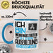 Mediengestalter Ausbildung Tasse Geschenk Ich Bin Mediengestalter In Der Ausbildung Ich Darf Das Geschenkidee Spruch Blau Trendation