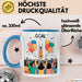 Fundraiser Tasse Geschenk Lustige Geschenkidee Spruch Für Spenden Champions Blau Trendation