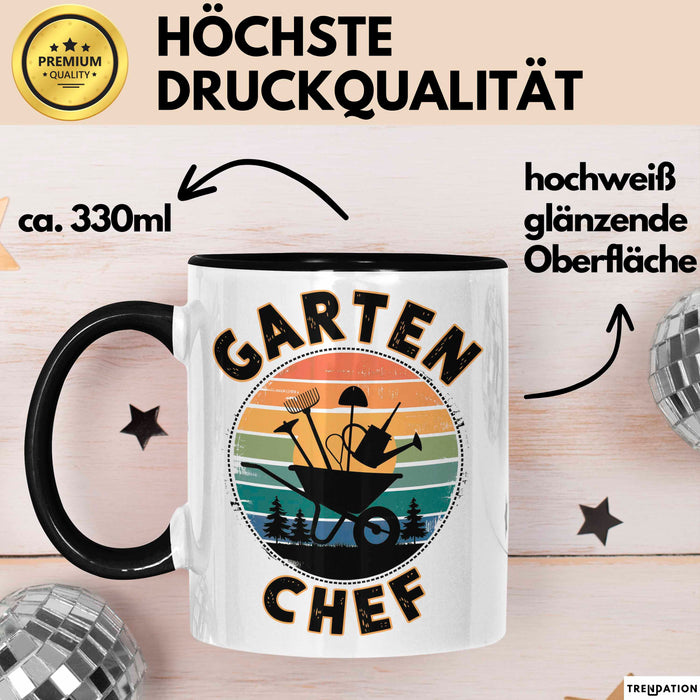 Garten Pflanzen Gärtner Tasse Geschenk Lustige Geschenkidee Spruch Garten Chef Trendation