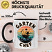 Garten Pflanzen Gärtner Tasse Geschenk Lustige Geschenkidee Spruch Garten Chef Trendation