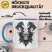 Metalhead Tasse Geschenkidee für Heavy Metal Fans Blau Trendation