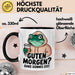 Sarkastischer Frosch Tasse Geschenk Lustige Geschenkidee Spruch Guten Morgen? Ganz Dünnes Eis Schwarz Trendation