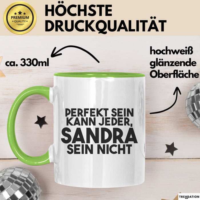 Sandra Tasse Perfekt Sein Kann Jeder, Sandra Sein Nicht Geschenk