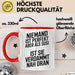 Susi Tasse Geschenk Niemand Ist Perfekt Susi Verdammt Nah Dran Geschenkidee Rot Trendation