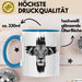 Christen Tasse Geschenk Christlich Glauben Kirche Geschenkidee Für Jesus-Fans Kreuz Löwe Blau Trendation
