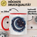 Astronomie Tasse Geschenkidee für Sternengucker Spruch Rot Trendation
