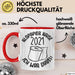 Klopapier Krise 2021 Ich War Dabei Tasse Geschenk Kaffee-Becher Lustige Geschenkidee Rot Trendation