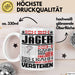 Jäger Geschenk Tasse Lustige Geschenkdiee für einen Jäger Geburtstag Ich Bin Jäger Ich Kann Es Dir Erklären Aber Nicht Für Dich Verstehen Weiß Trendation