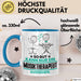 Musiktherapeut Geschenk Tasse So Gut Kann Nur Ein Musiktherapeut Aussehen Geschenkidee Kaffee-Becher Blau Trendation
