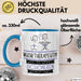 Musiktherapeutin Weil Es Keinen Schöneren Beruf Gibt Tasse Geschenk für Eine Musiktherapeutin Lustig Blau Trendation