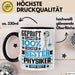 Physiker Geschenk Lustiger Spruch für Physiker Geschenkidee Bester Physiker Der Welt Schwarz Trendation