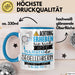 Segellehrerin Tasse Geschenk Lustiger Spruch Bitte Erheben Sie Sich Seine Majestät Die Segellehrerin Betritt Den Raum Blau Trendation