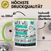 Eiskunstläuferin Tasse Geschenk Spruch Wer Will Schon Prinzessin Sein Wenn Man Auch Eiskunstläuferin Sein Kann Grün Trendation