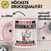 Journalist Tasse Geschenk für Journalist Geburtstag Lustiger Spruch Kaffee-Becher Was Ist Deine Superkraft Rosa Trendation