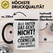 Cornelia Tasse Geschenk Alle Sagten Das Geht Nicht Aber Dann Kam Cornelia Und Hat Es Einfach Gemacht Geschenkidee Becher mit Name Schwarz Trendation